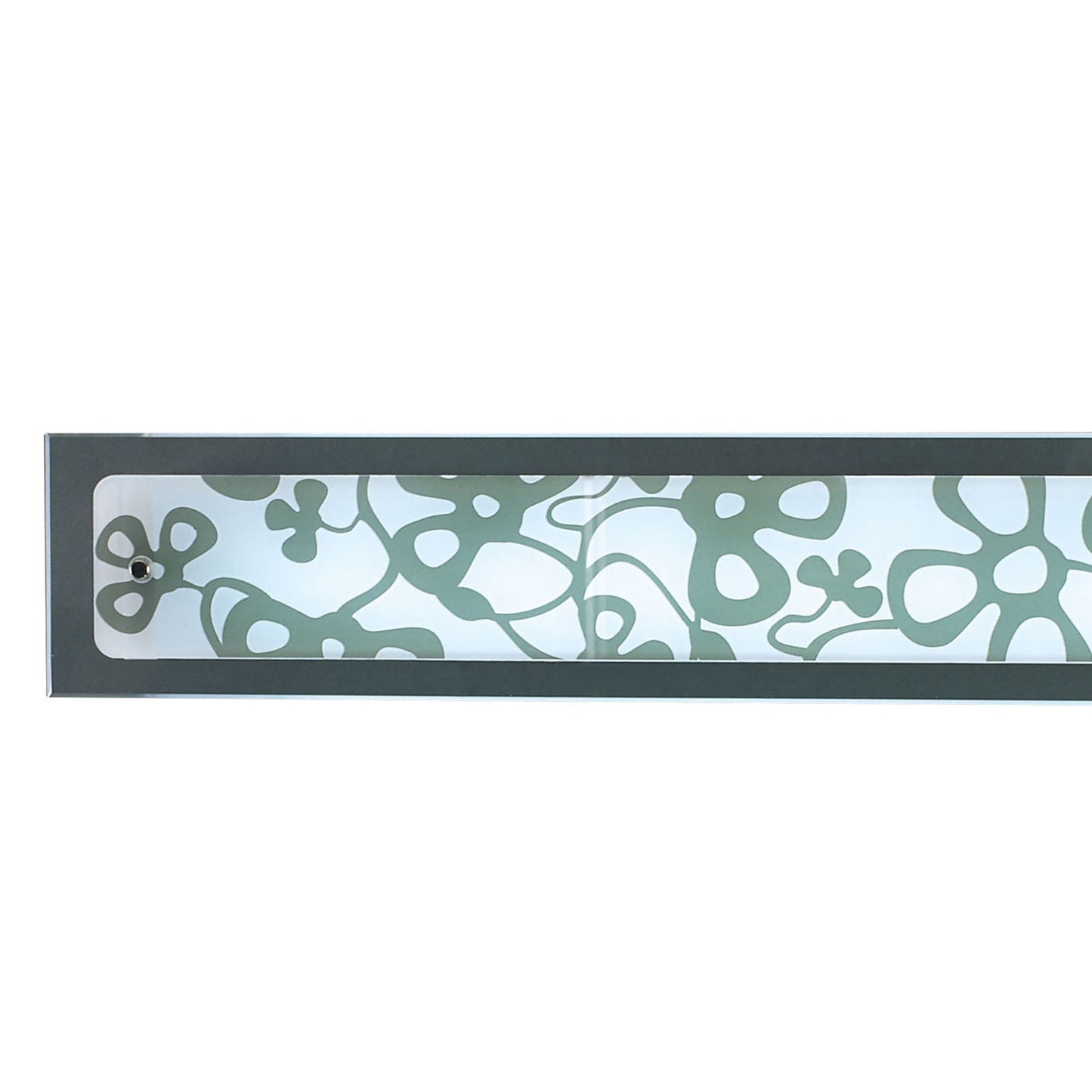 Euphoria Wall Lamp 1 Light T5 Medium Bar, Polished Chrome/Opal White Glass, NOT LED/CFL Compatible by Mantra