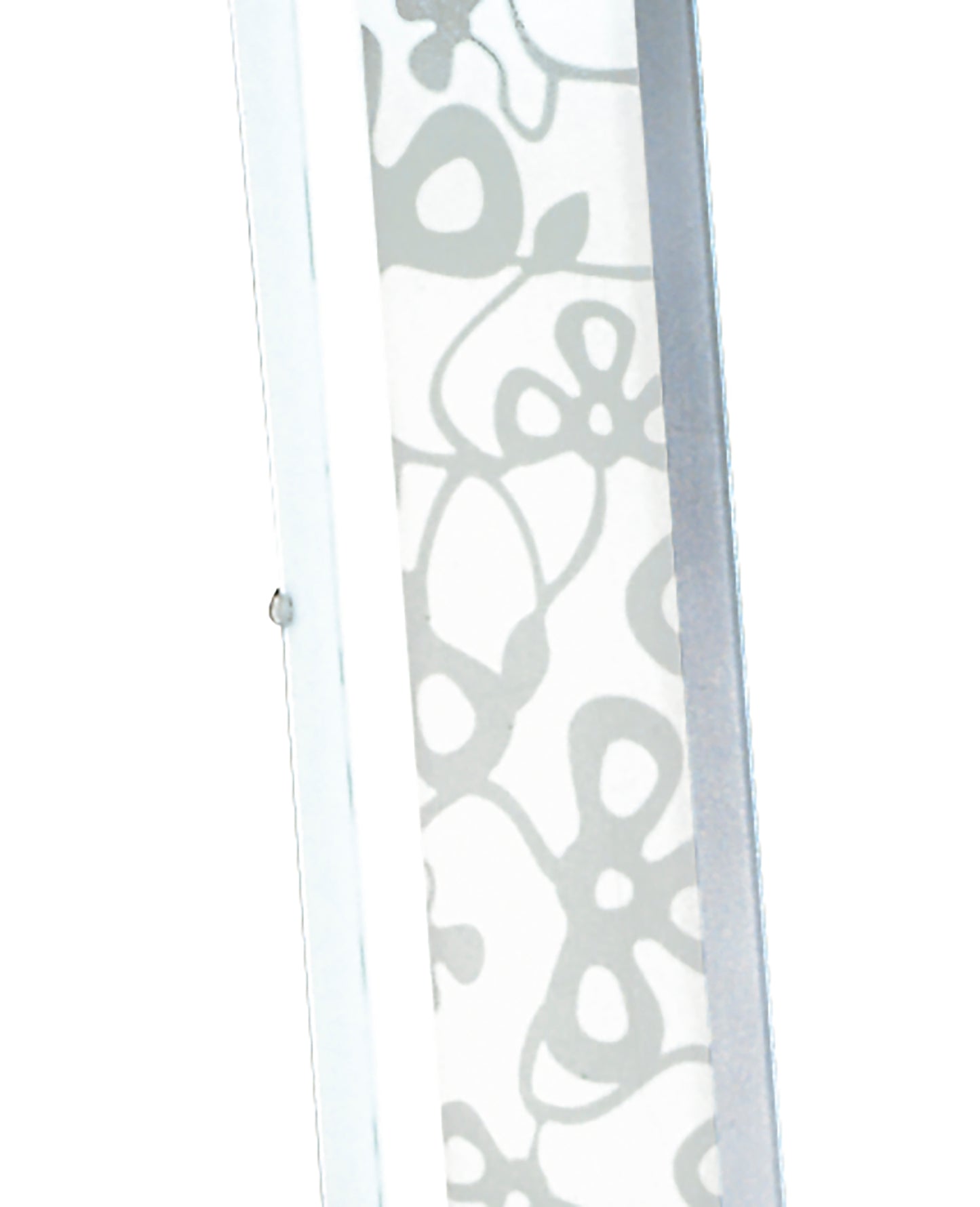Euphoria Floor Lamp 2 Light T5, Polished Chrome/Opal White Glass, NOT LED/CFL Compatible by Mantra