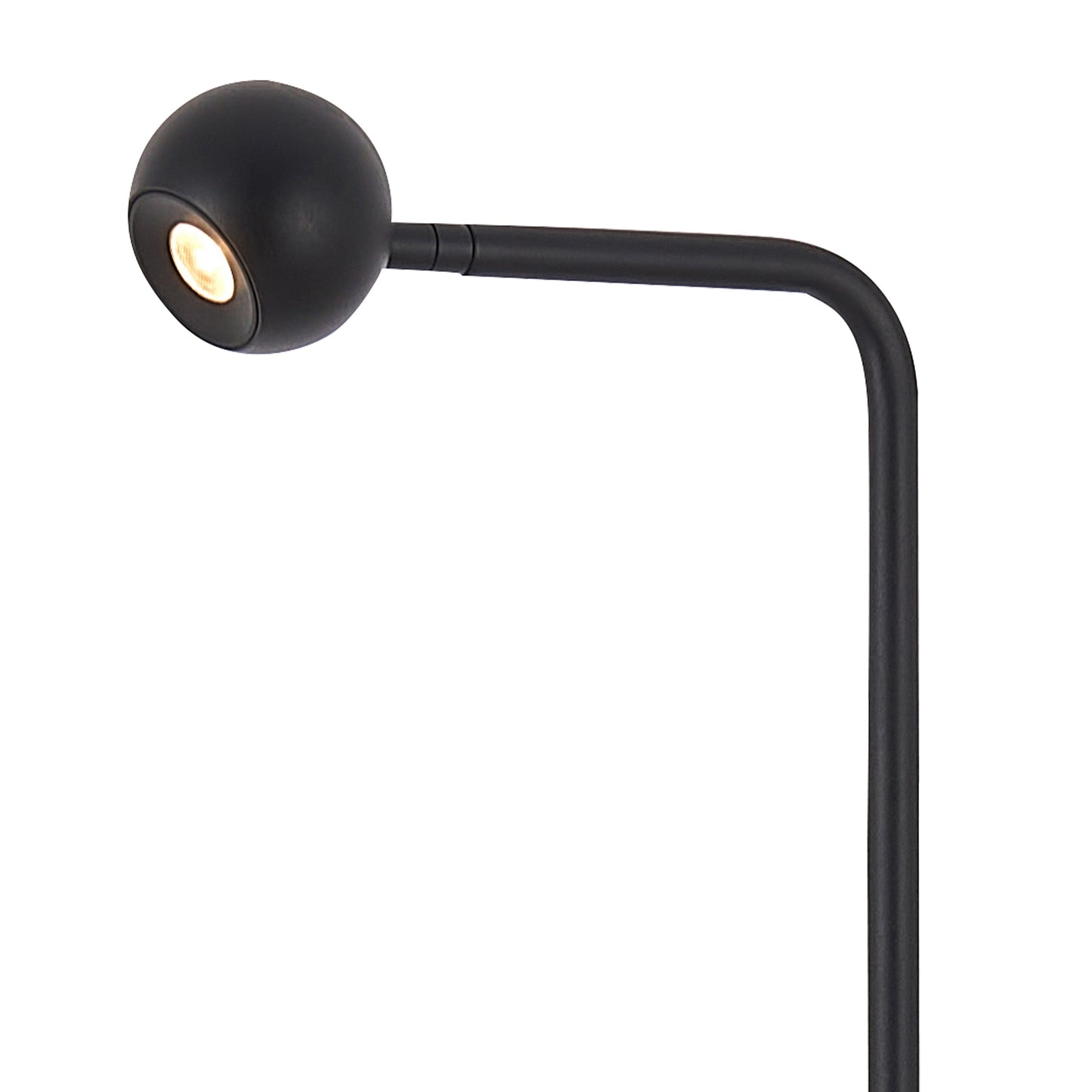 Eyes 125.5cm Floor Lamp, 6W LED, 3000K, 390lm, Sand Black, 3yrs Warranty by Mantra