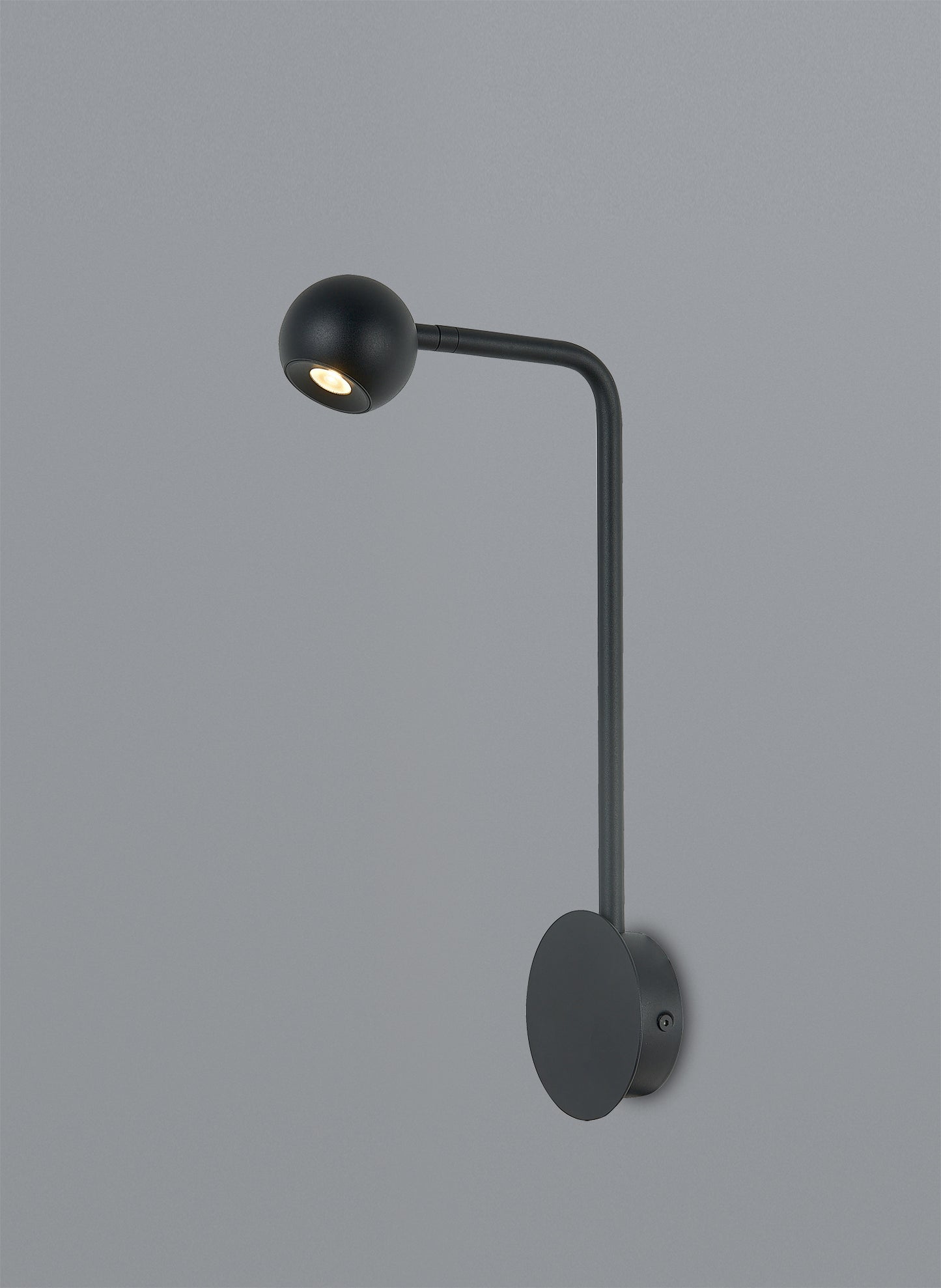 Eyes Wall Lamp, 6W LED, 3000K, 390lm, Sand Black, 3yrs Warranty by Mantra