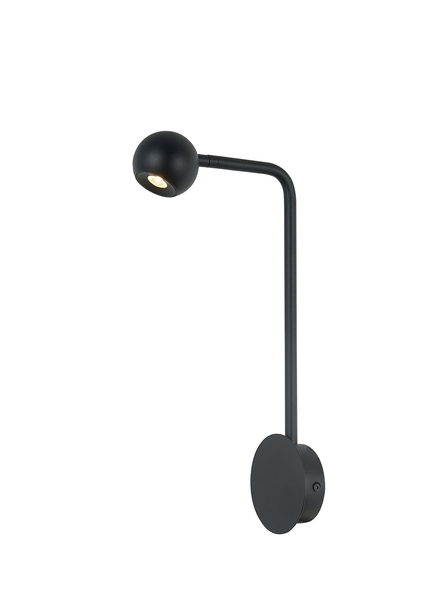 Eyes Wall Lamp, 6W LED, 3000K, 390lm, Sand Black, 3yrs Warranty by Mantra