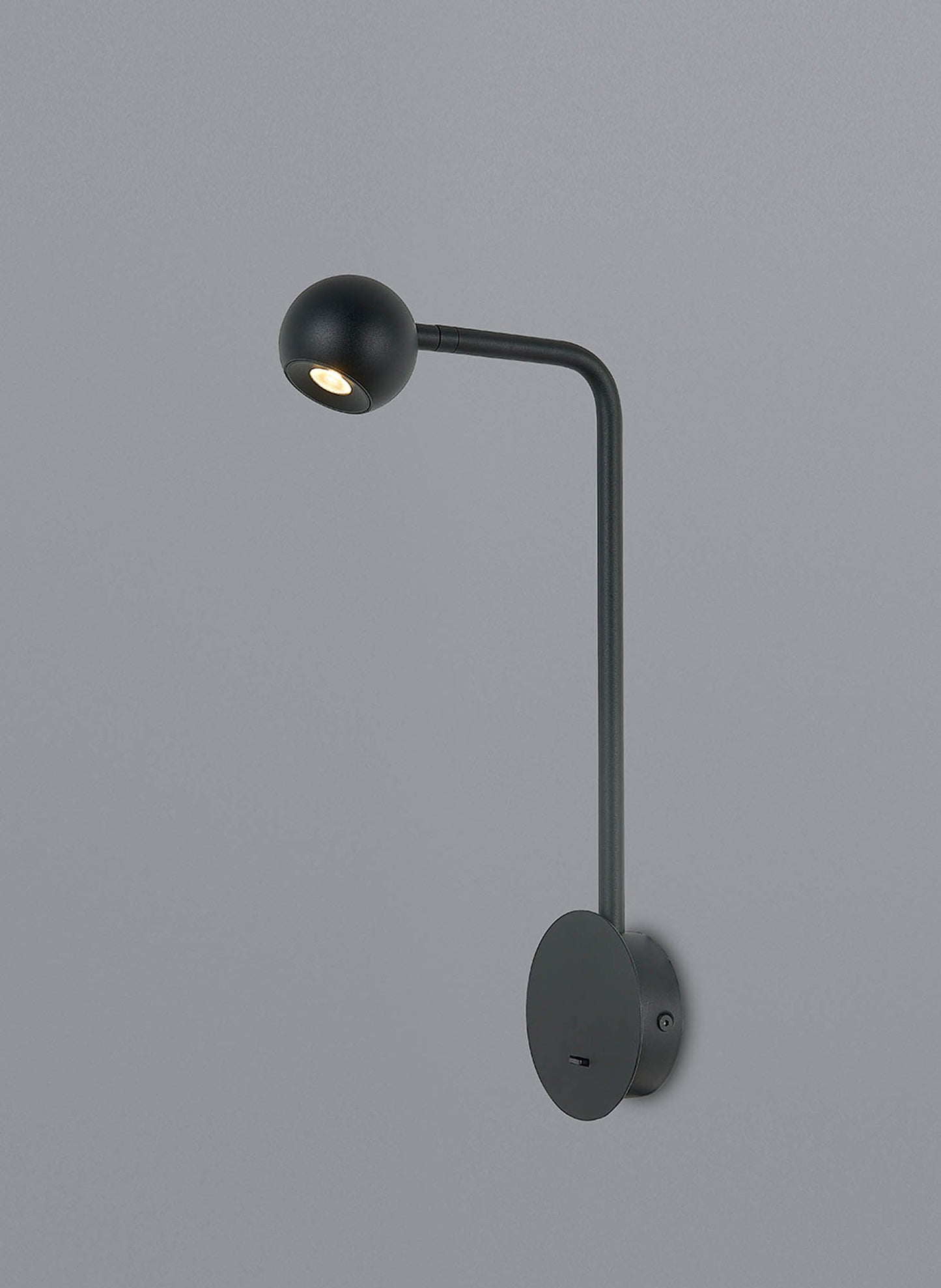 Eyes Wall Lamp Switched, 6W LED, 3000K, 390lm, Sand Black, 3yrs Warranty by Mantra