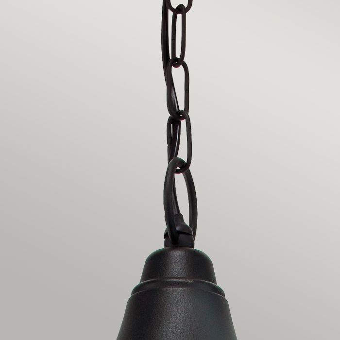 Firenze 1 Light Chain Lantern - Black
