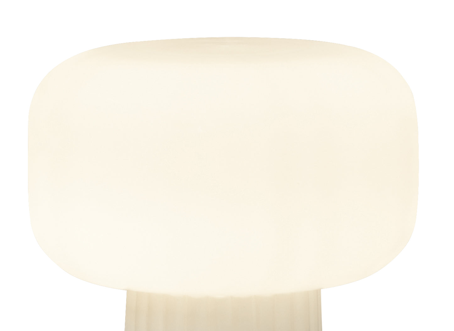 Faro Table Lamp 1 Light E27 White by Mantra