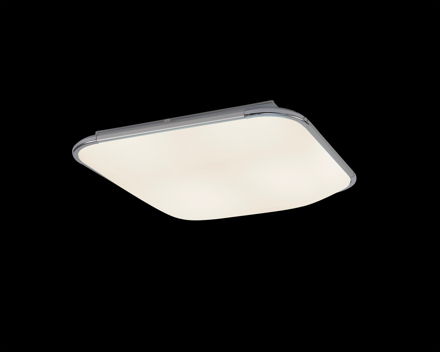 Fase Ceiling Square 45cm, 24W LED, 4000K, 1400lm, White, Acrylic Diffuser, 3yrs Warranty by Mantra