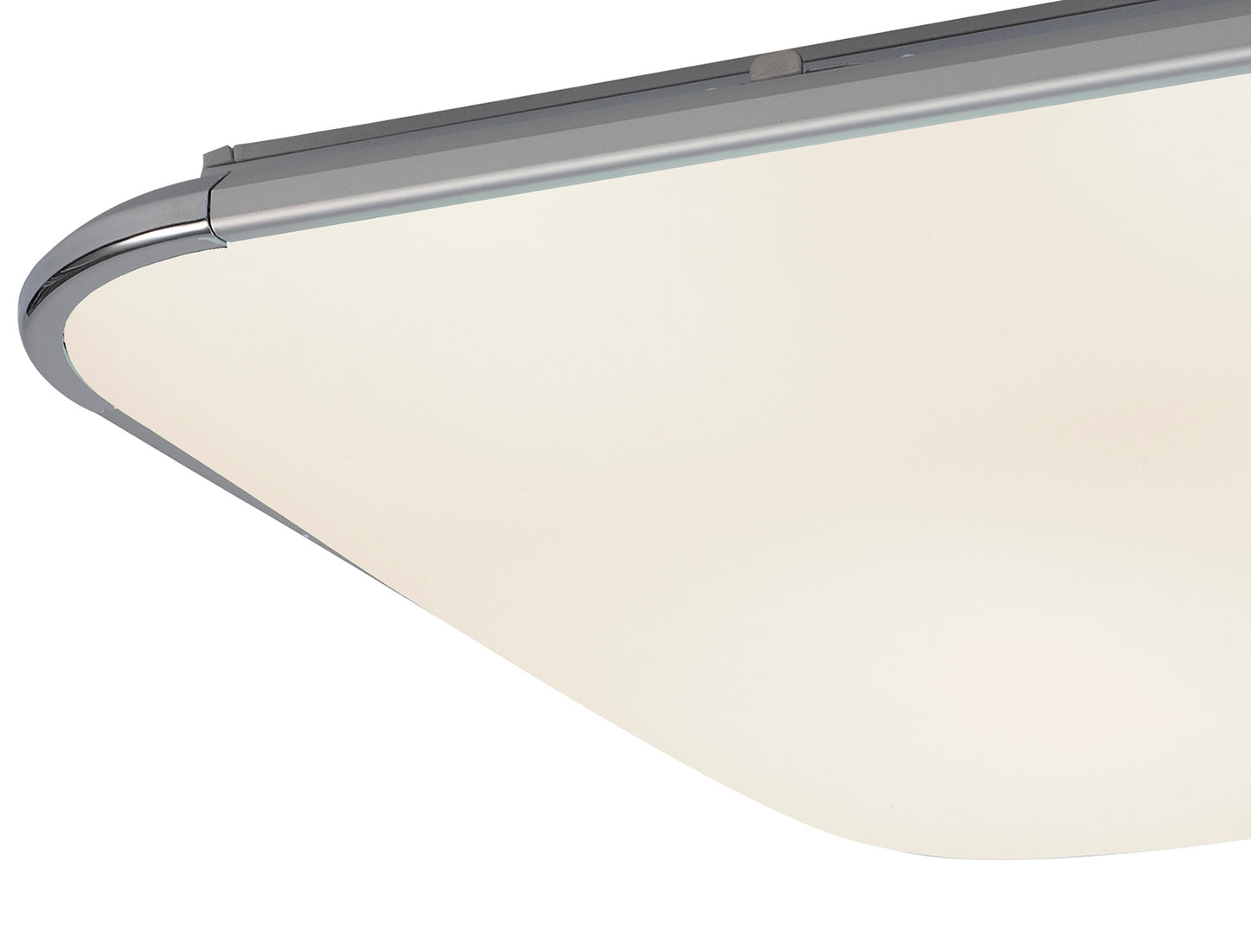 Fase Ceiling Square 45cm, 24W LED, 4000K, 1400lm, White, Acrylic Diffuser, 3yrs Warranty by Mantra