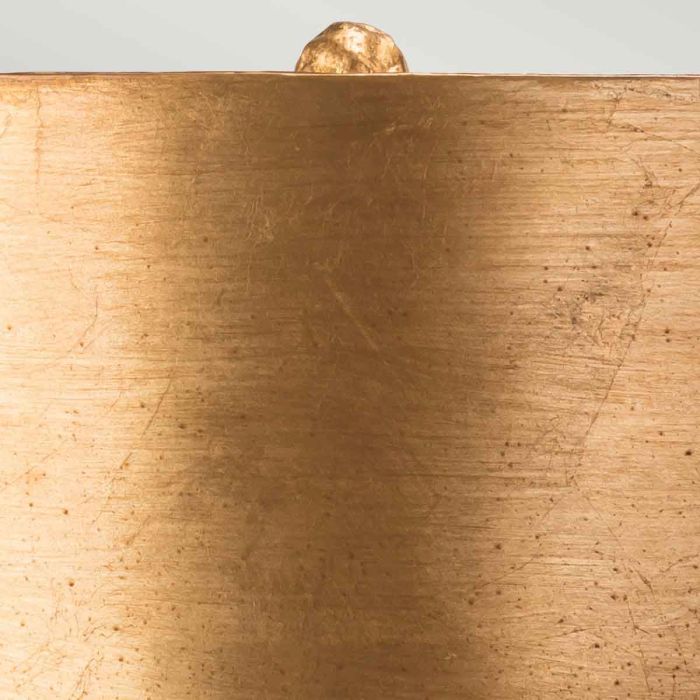 Bienville 1 Light Table Lamp - Silver / Gold and Brown with Gilded Gold Shade