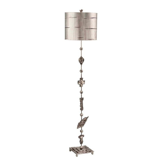 Fragment 1 Light Floor Lamp - Aged Silver