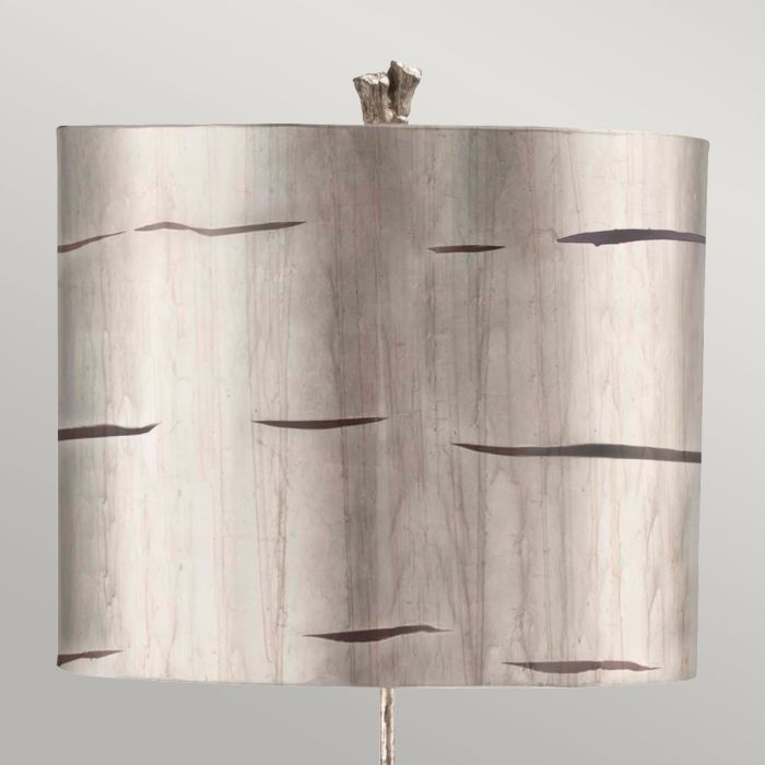 Fragment 1 Light Floor Lamp - Aged Silver