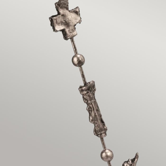 Fragment 1 Light Floor Lamp - Aged Silver