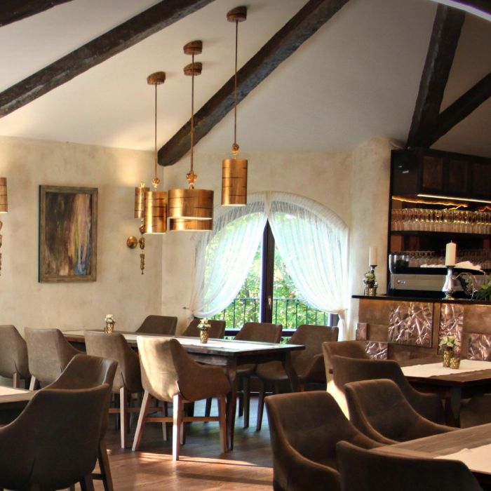 Fragment 1 Light Small Pendant - Aged Gold