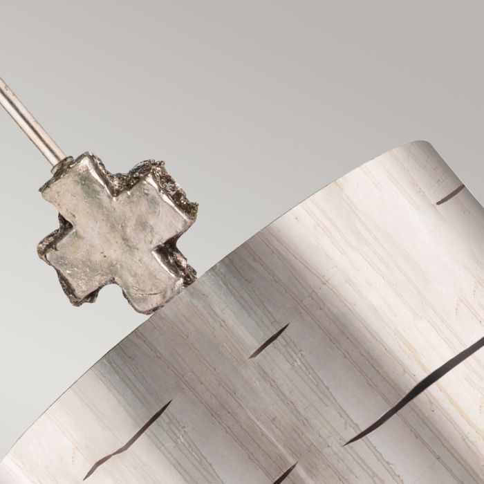 Fragment 1 Light Large Pendant - Aged Silver