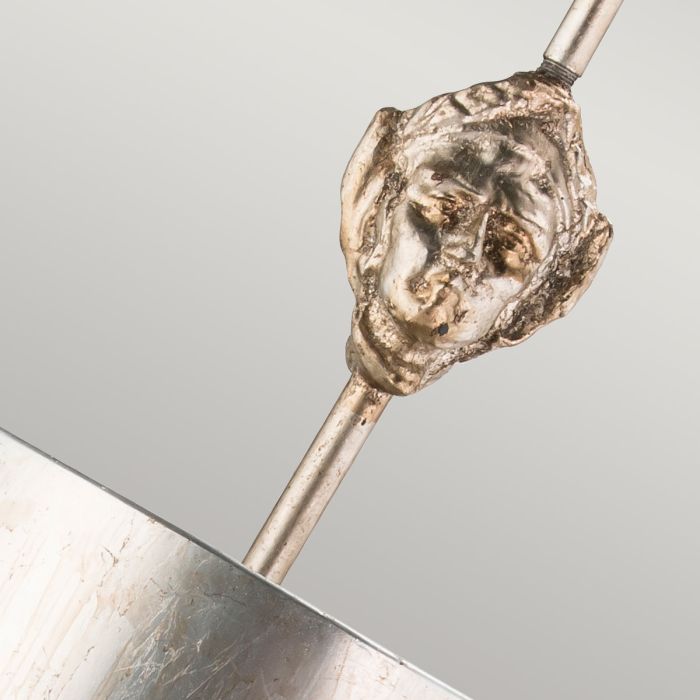 Fragment 1 Light Small Pendant - Aged Silver