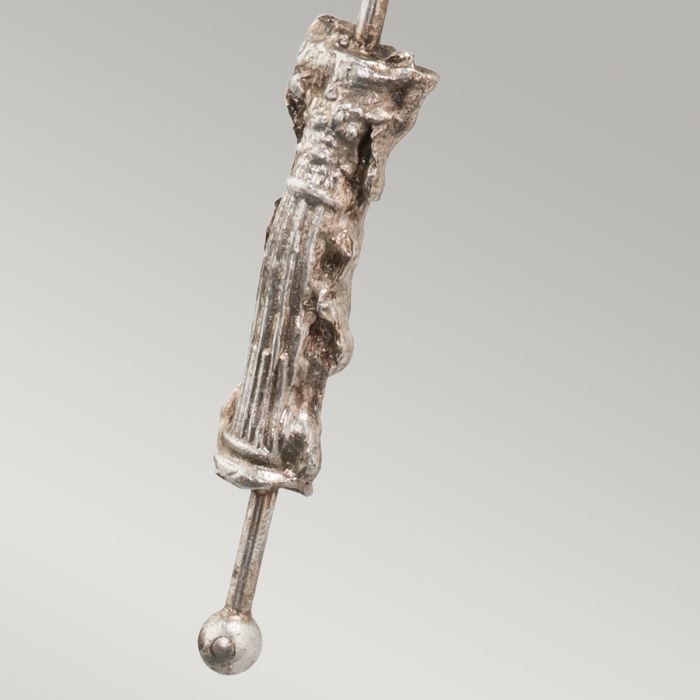 Fragment 1 Light Wall Light - Silver leaf