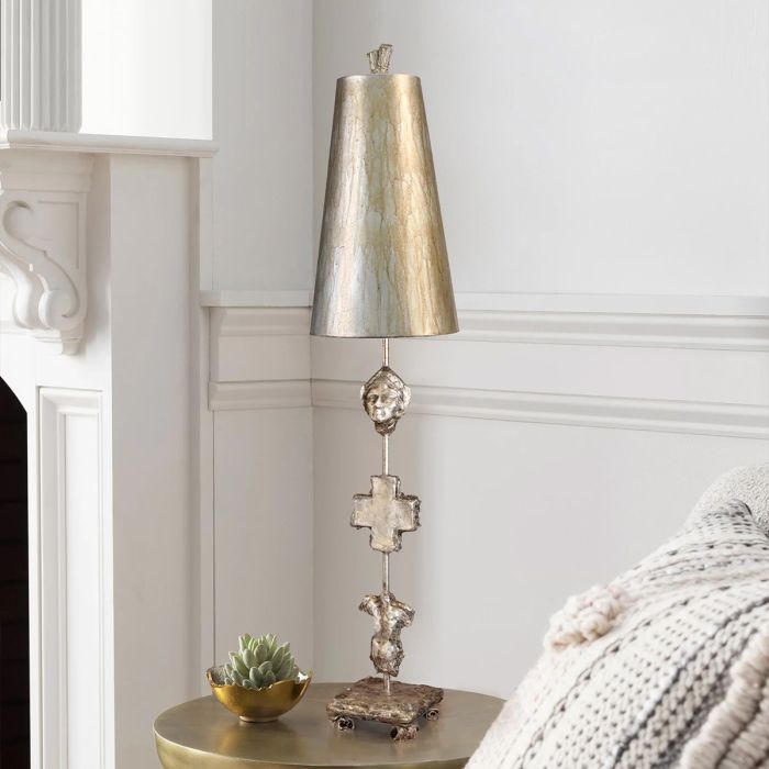 Fragment 1 Light Table Lamp - Aged Silver