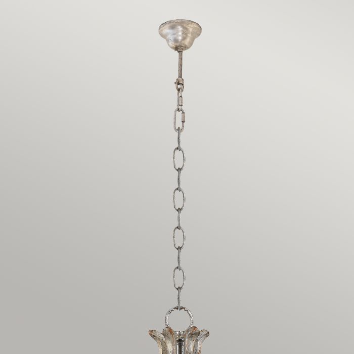 Remi 5 Light Chandelier - Silver and Gold