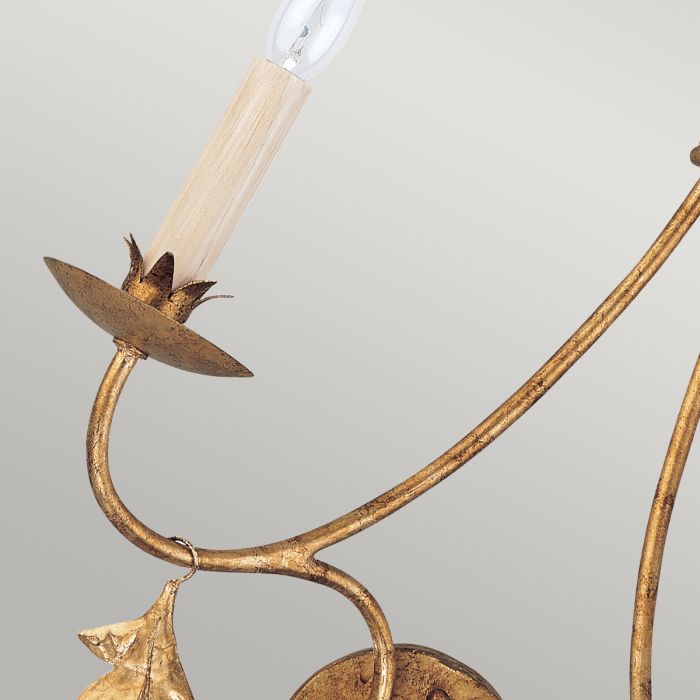 Sweet Olive 2 Light Wall Light - Gilded Gold