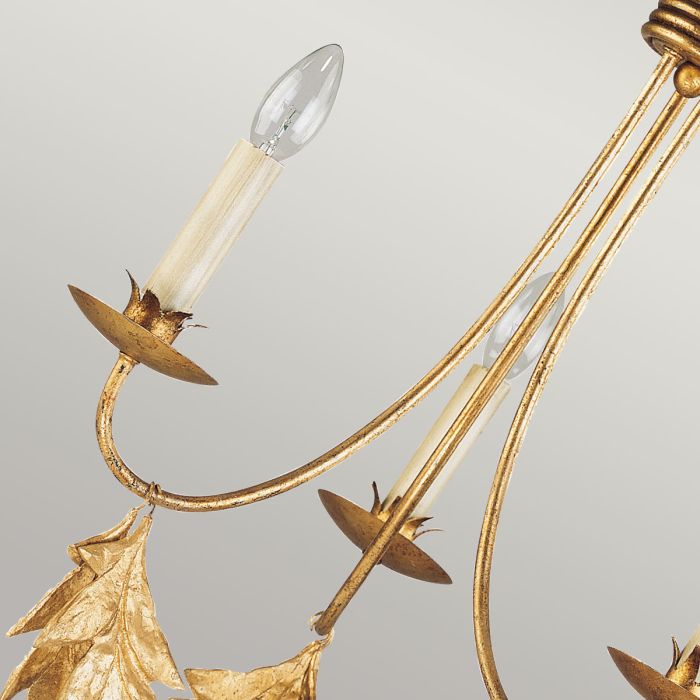 Sweet Olive 3 Light Chandelier - Gilded Gold