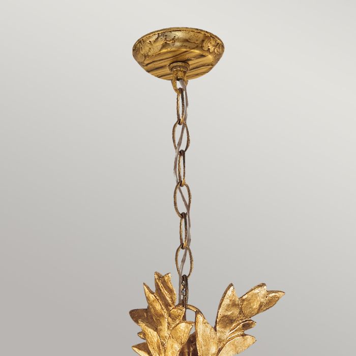 Sweet Olive 3 Light Chandelier - Gilded Gold