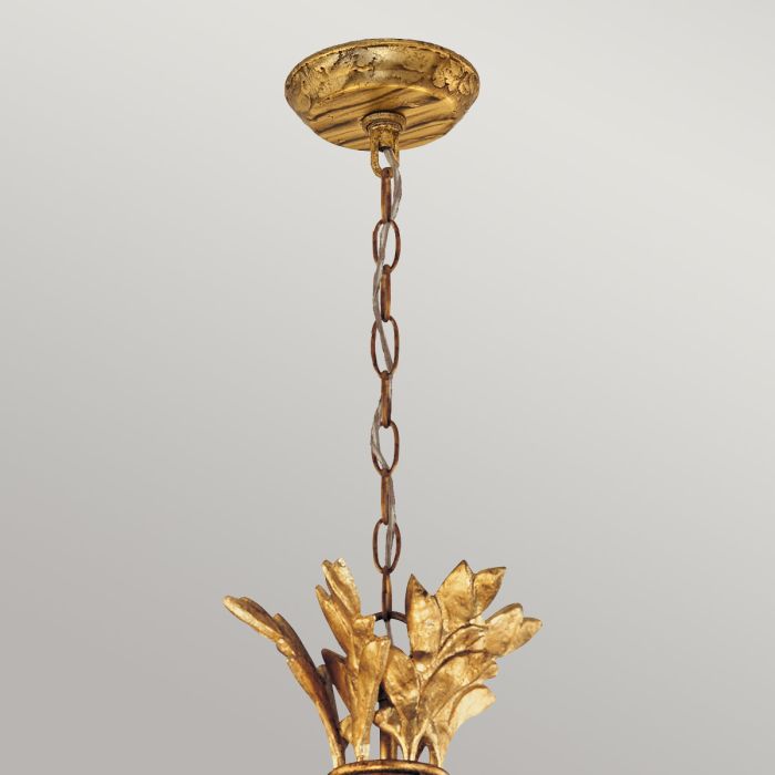 Sweet Olive 6 Light Chandelier - Gilded Gold