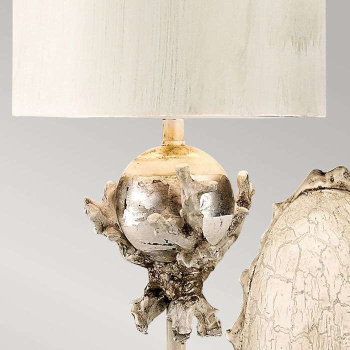 Trellis 1 Light Wall Light - Putty Patina & Silver Leaf