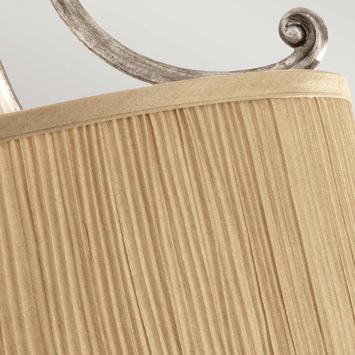 Abbey 3 Light Semi-Flush Light - Silver Sand