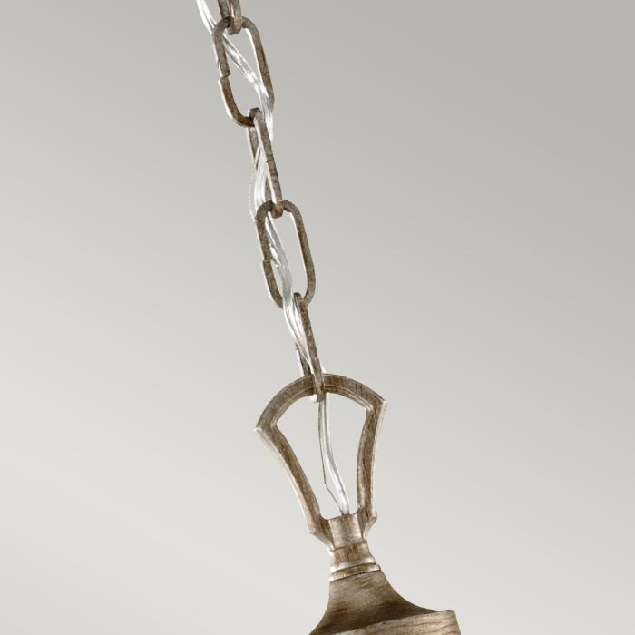 Abbey 5 Light Chandelier - Silver Sand