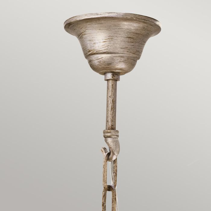 Abbey 5 Light Chandelier - Silver Sand