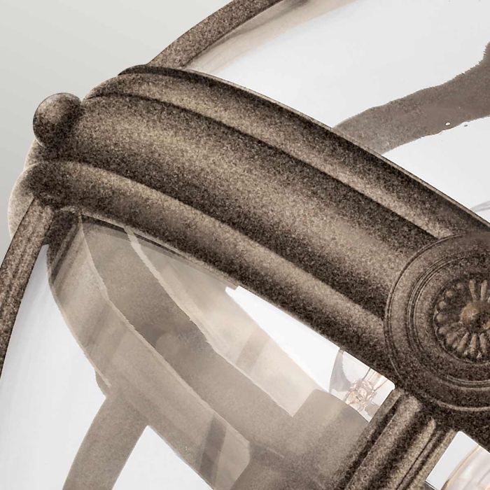 Adams 3 Light Pendant Chandelier - British Bronze