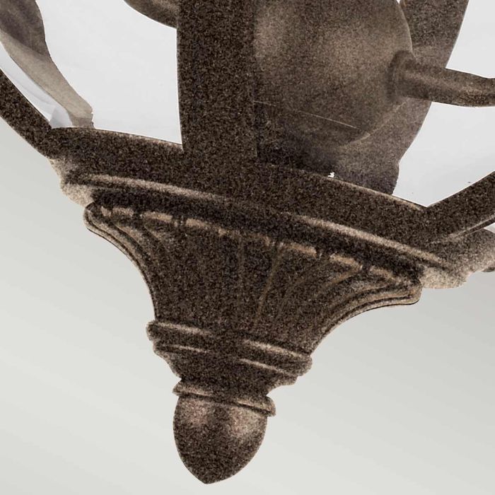 Adams 3 Light Pendant Chandelier - British Bronze