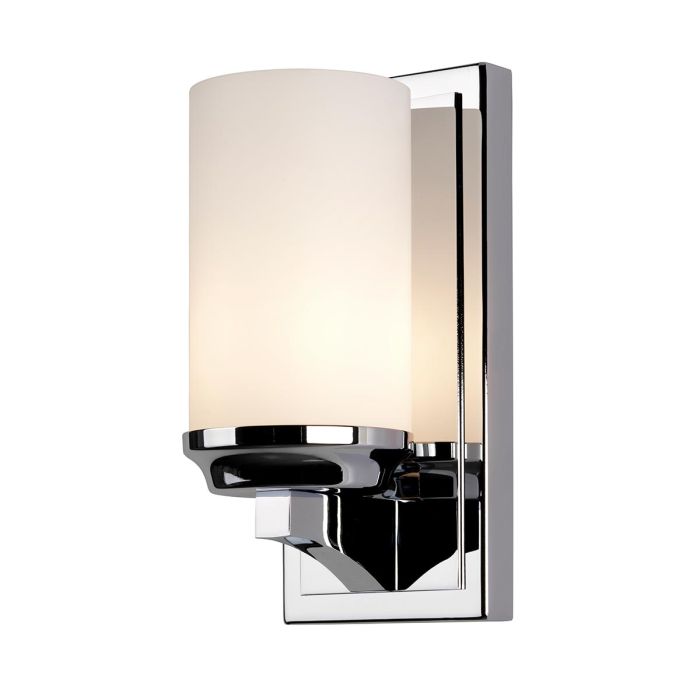 Amalia 1 Light Small Wall Light - Polished Chrome