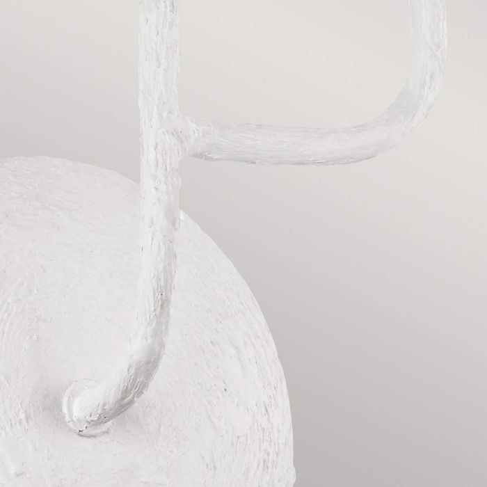 Annie 3 Light Wall Light - Textured Plaster White
