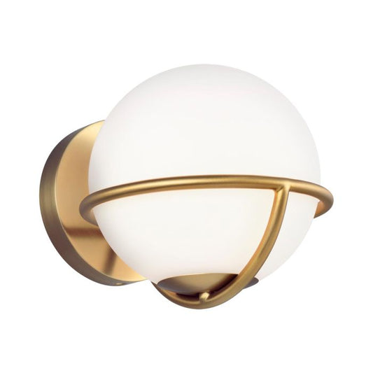 Apollo 1 Light Wall Light - Burnished Brass