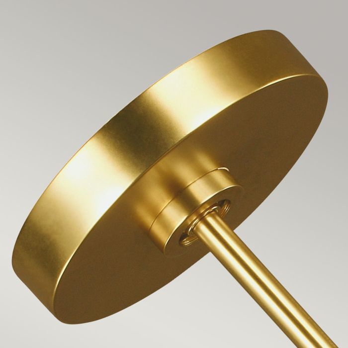 Apollo 5 Light Chandelier - Burnished Brass