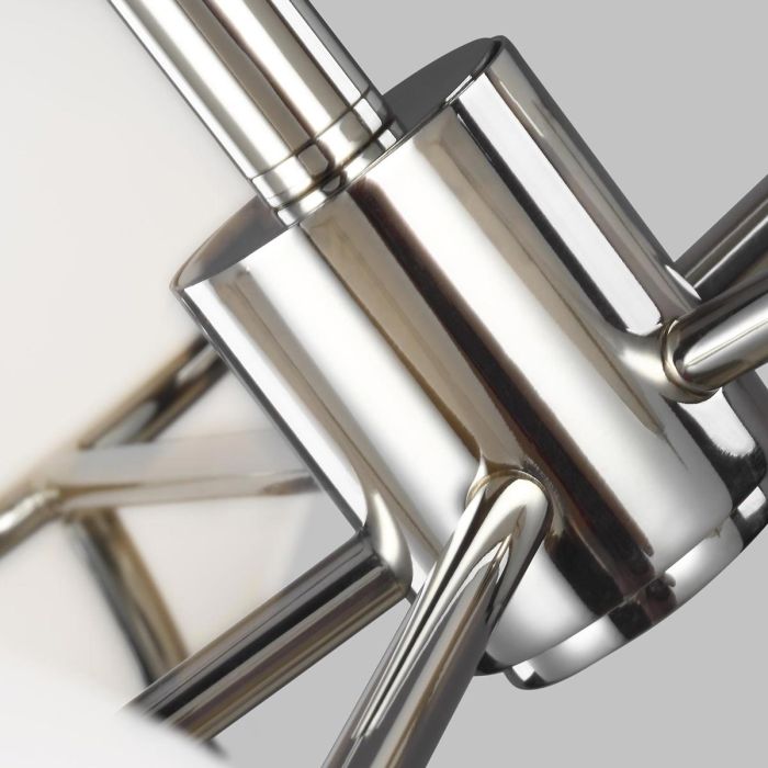 Apollo 5 Light Chandelier - Polished Nickel