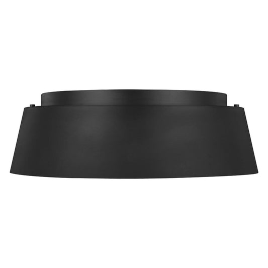 Asher 3 Light Flush Light – Midnight Black