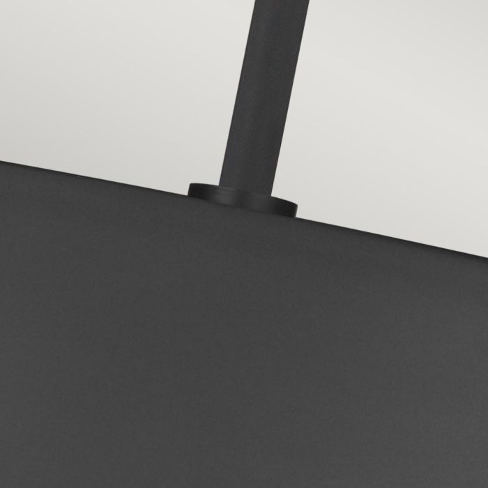 Asher 5 Light Pendant - Midnight Black & Gold