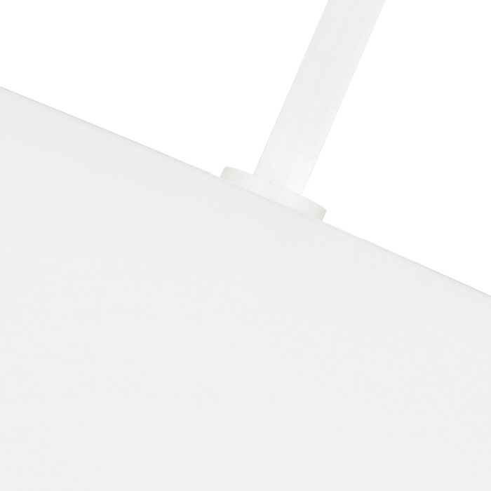 Asher 5 Light Pendant - Matte White & Gold