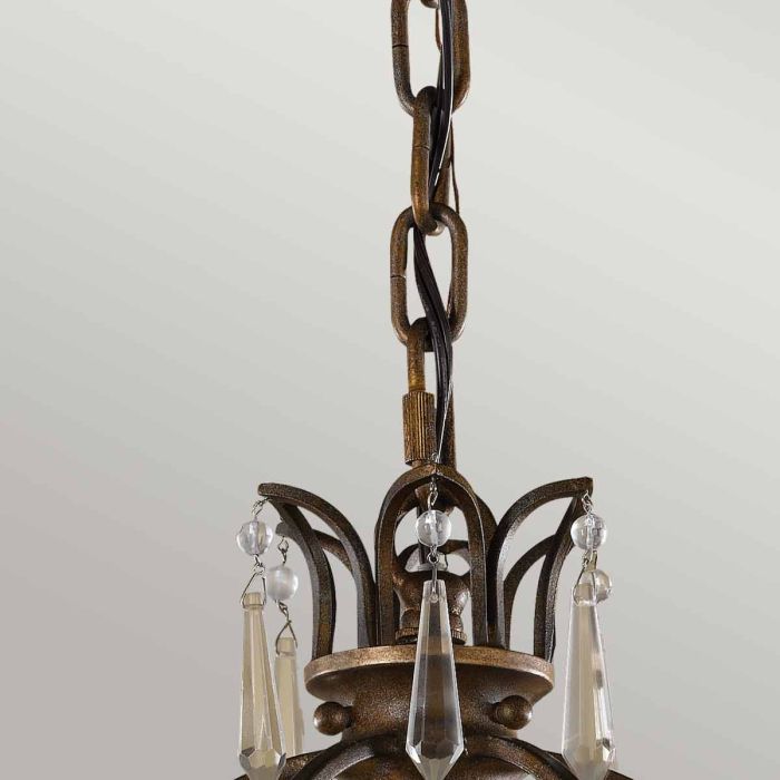 Bellini 1 Light Pendant Light - Oxidized Bronze / British Bronze