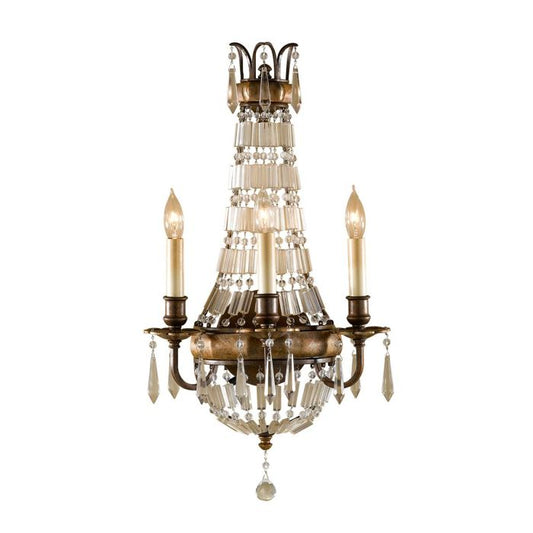Bellini 3 Light Wall Light - Oxidized Bronze / British Bronze