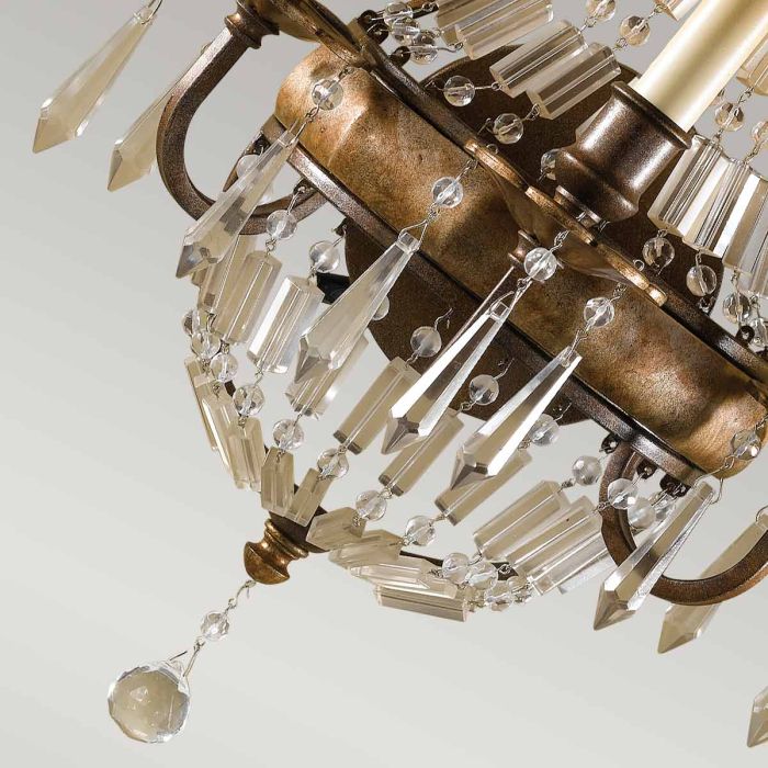 Bellini 3 Light Wall Light - Oxidized Bronze / British Bronze