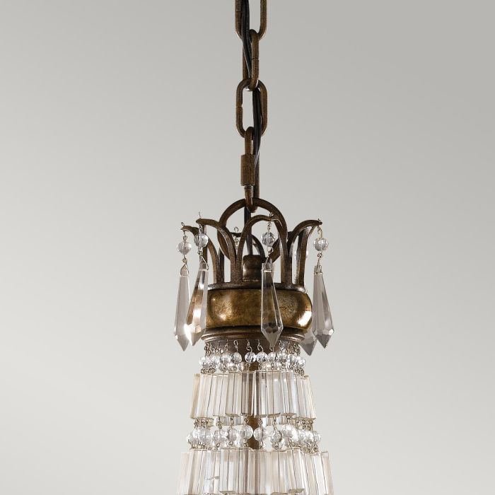 Bellini 6 Light Chandelier - Oxidized Bronze / British Bronze