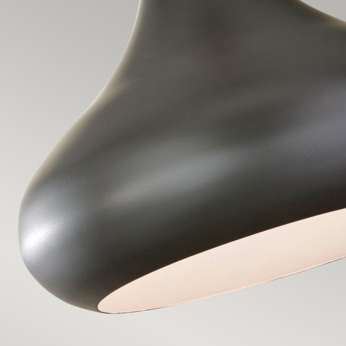 Beso 1 Light Medium Pendant - Dark Bronze