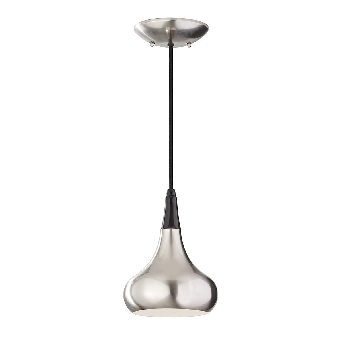 Beso 1 Light Mini Pendant – Brushed Steel