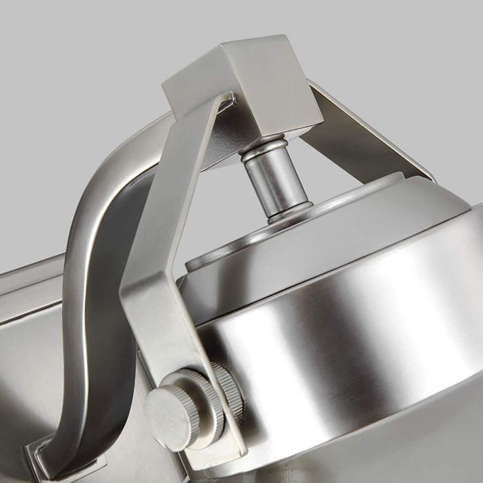 Boynton 1 Light Large Wall Lantern - Painted Brushed Steel