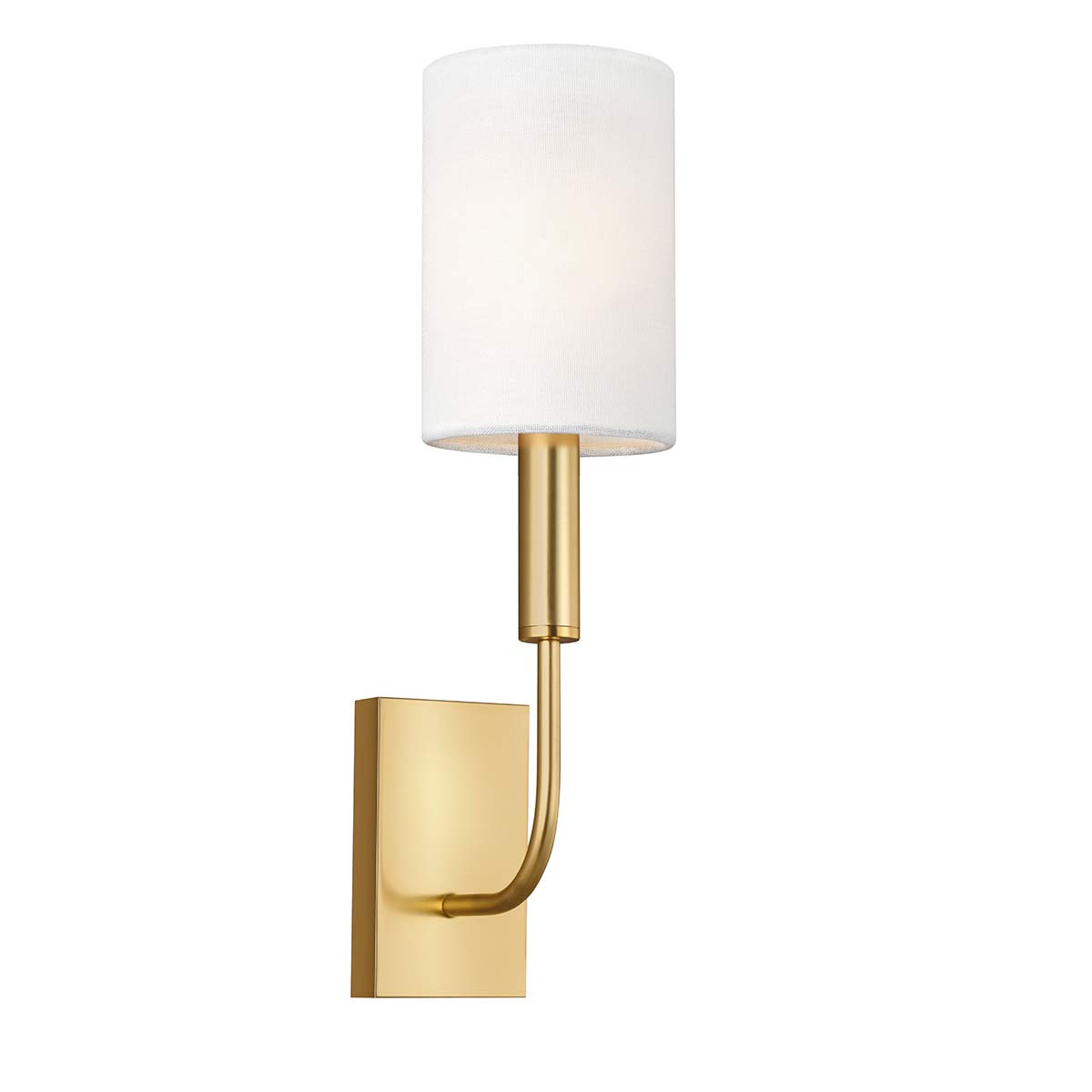 Brianna 1 Light Wall Light – Burnished Brass