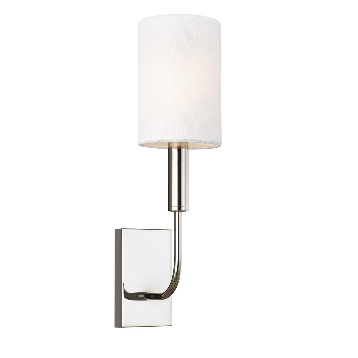 Brianna 1 Light Wall Light – Polished Nickel