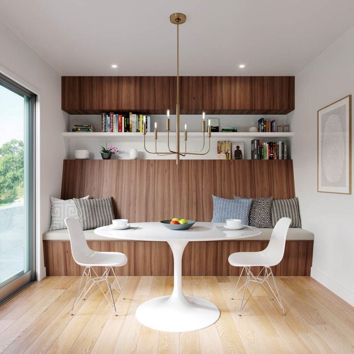 Brianna 6 lt Chandelier - Burnished Brass