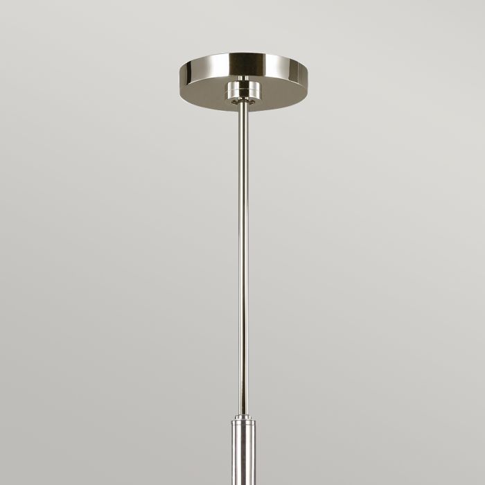 Brianna 6 lt Chandelier - Polished Nickel