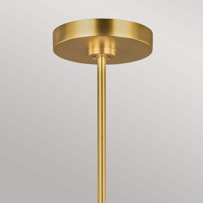 Brianna 9 Light Chandelier - Burnished Brass